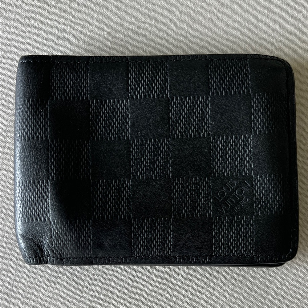 Louis Vuitton Black Damier Wallet